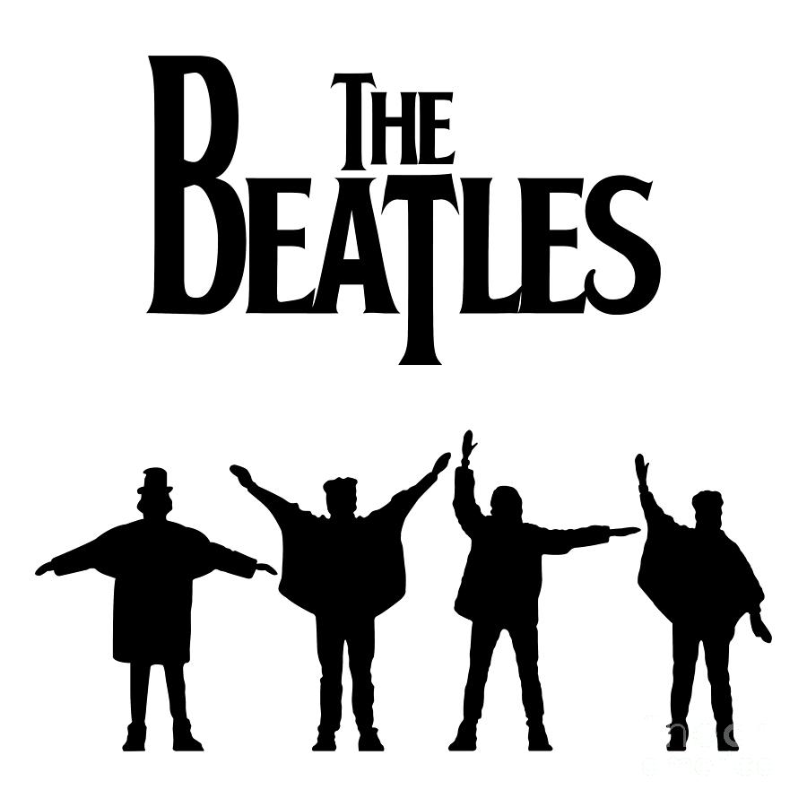 The Beatles Digital Art - The Beatles No.06 by Geek N Rock The Beatles Digital Art - The Beatles No.06 by Geek N Rock