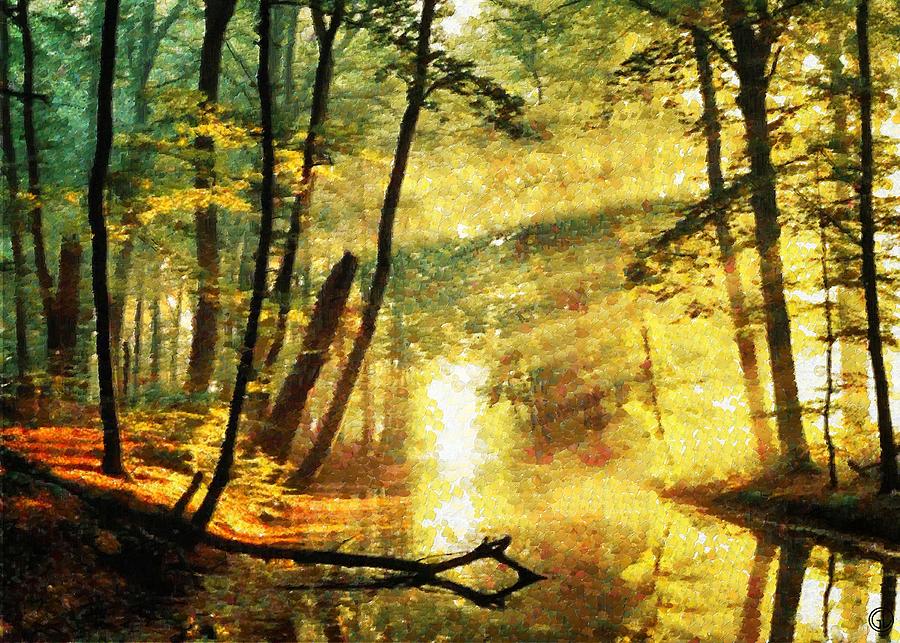 Nature Digital Art - The beautiful face of autumn by Gun Legler