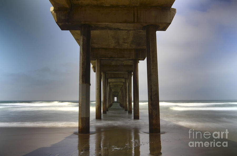 Pier Photograph - The Beauty of Scripps Pier California by Bob Christopher