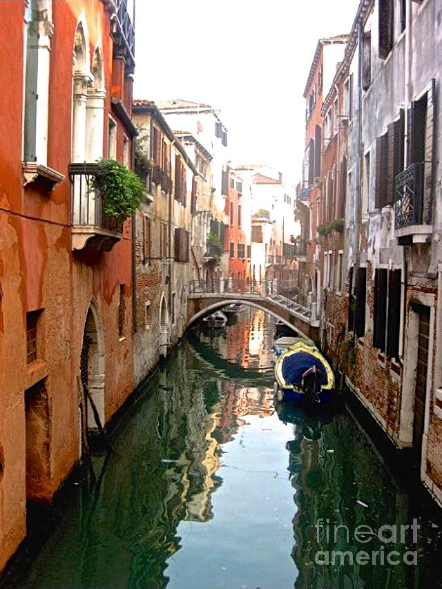 Boat Photograph - The Beauty of Venice by Christy Gendalia