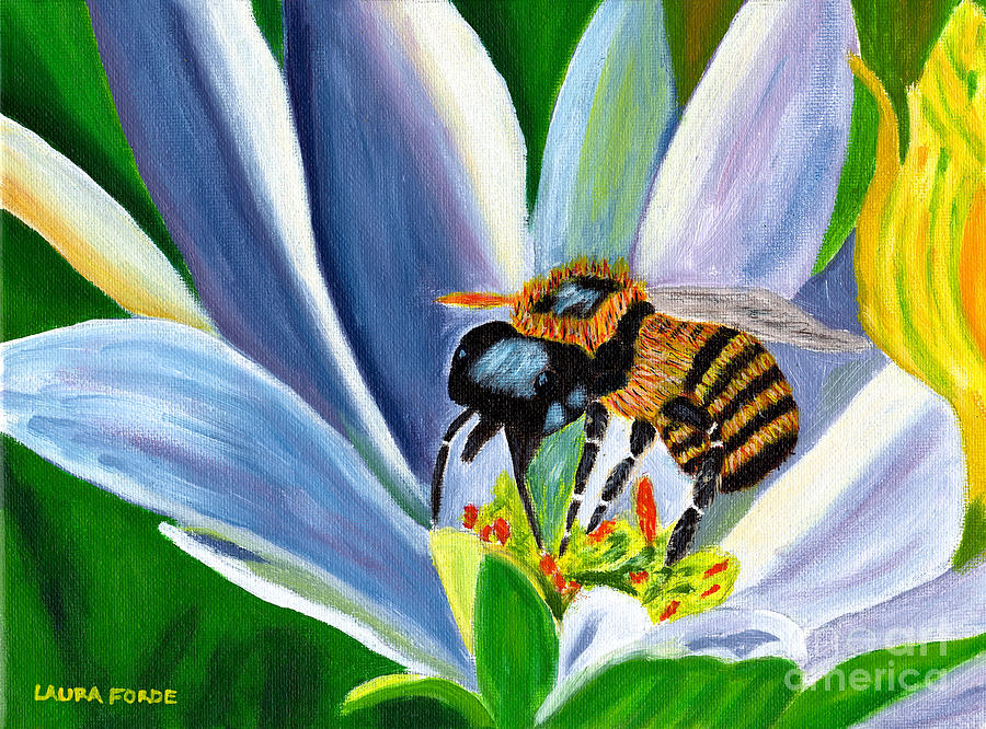 The Bee Painting by Laura Forde