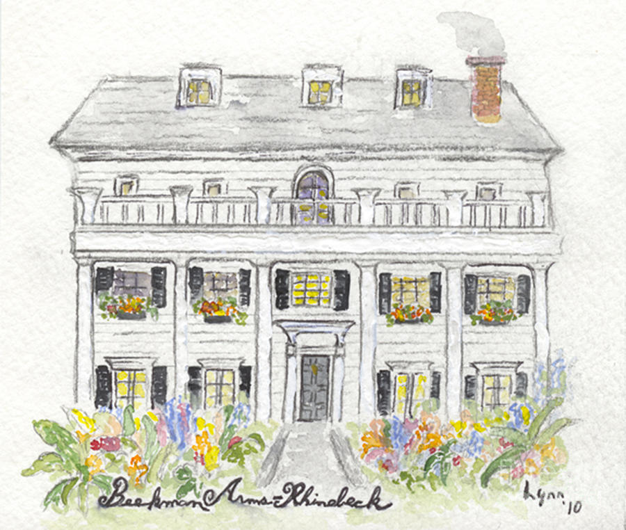 The Beekman Arms in Rhinebeck Painting by AFineLyne