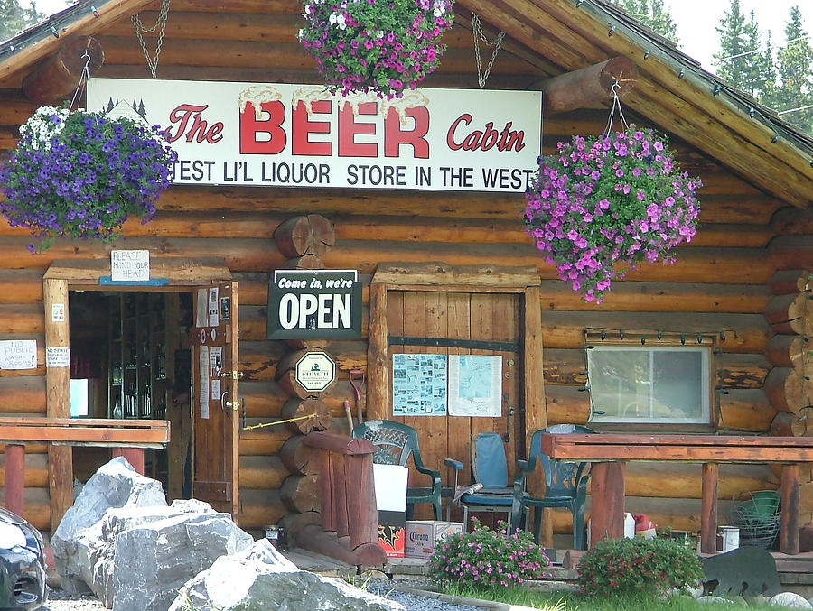 Beer Photograph - The Beer Cabin by Phil And Karen Rispin