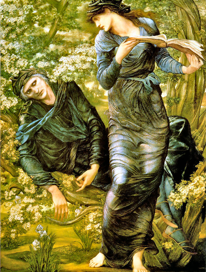 The Beguiling Of Merlin by Edward Coley Burne Jones