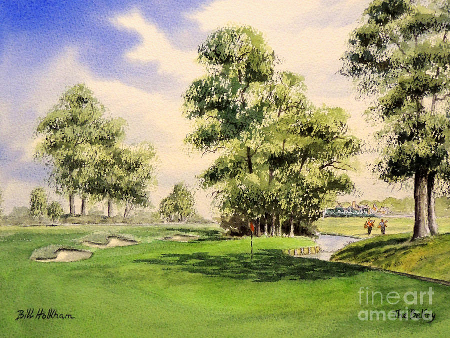 The Belfry Brabazon Golf Course 10Th Hole Painting by Bill Holkham