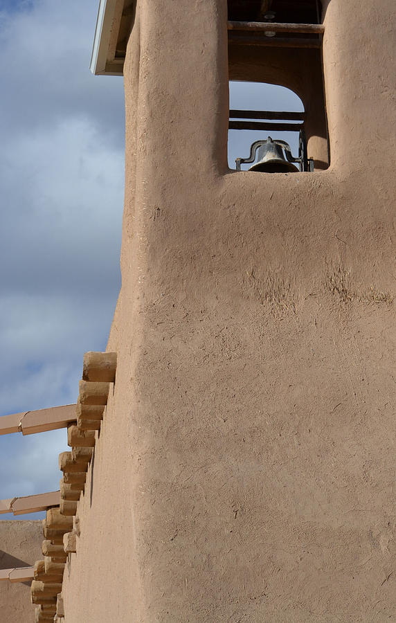 The Bell Tower at San Francisco de Asis Mission Church Photograph by Nadalyn Larsen