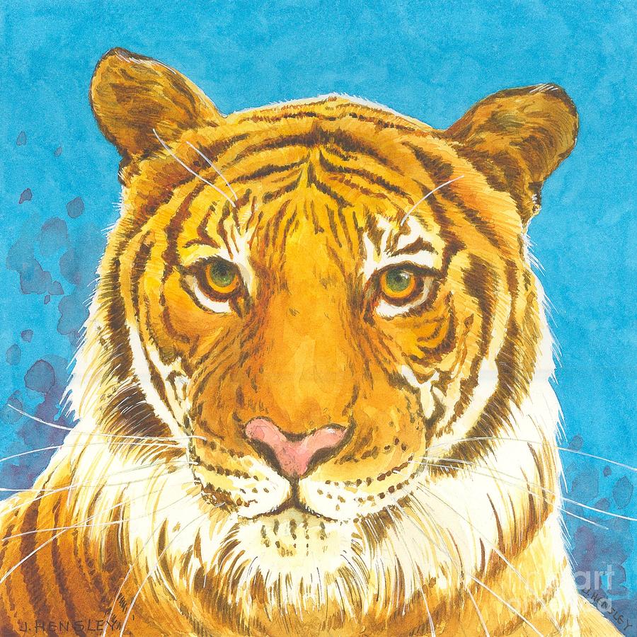Tiger Painting - The Bengal Tiger by Joyce Hensley