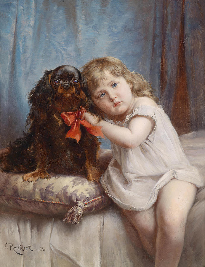 The Best Friend Painting By Carl Reichert Fine Art America