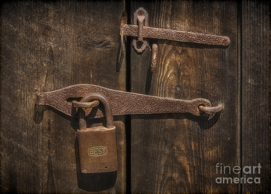 Vintage Photograph - The Best Of Locks by Susan Candelario