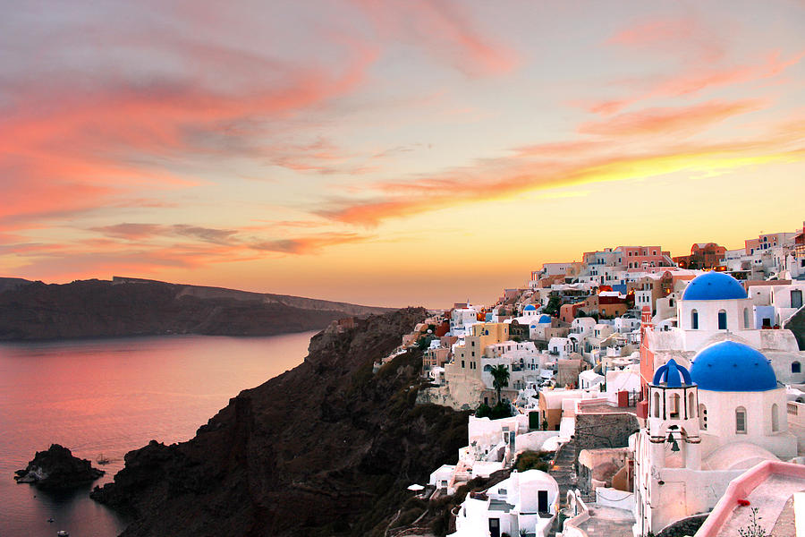 The Best Sunset in Santorini Photograph by Pay attention to the detail but dont forget the whole pictu