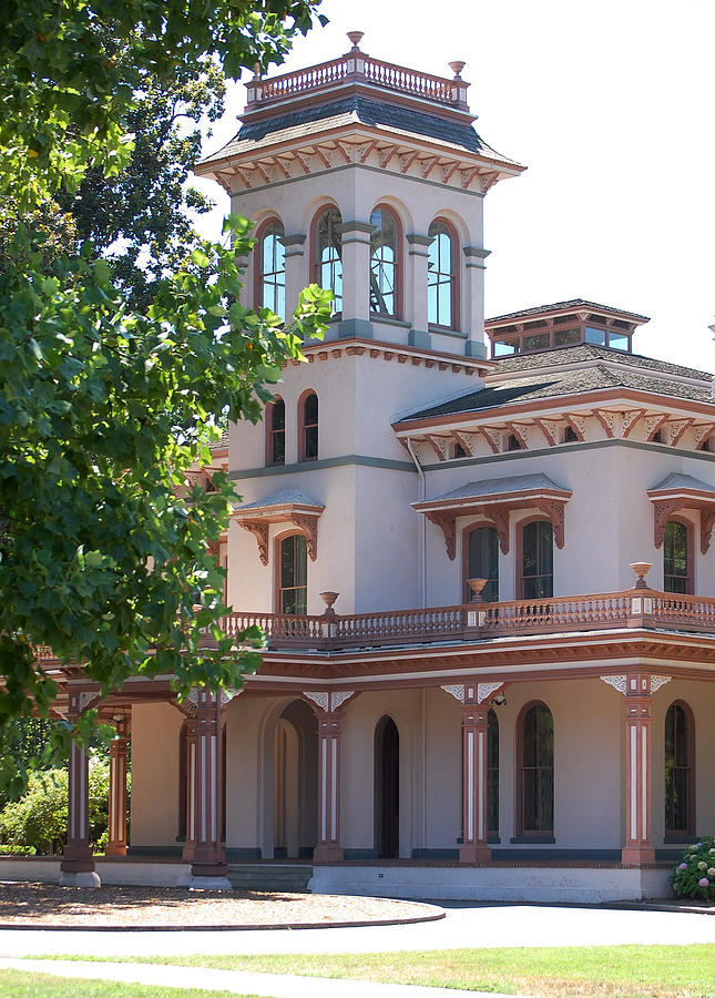 The Bidwell Mansion Photograph by Holly Blunkall
