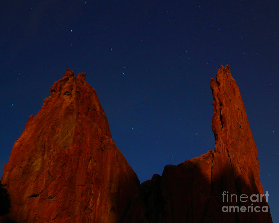 The Big Dipper at The Garden of The Gods Photograph by JD Smith