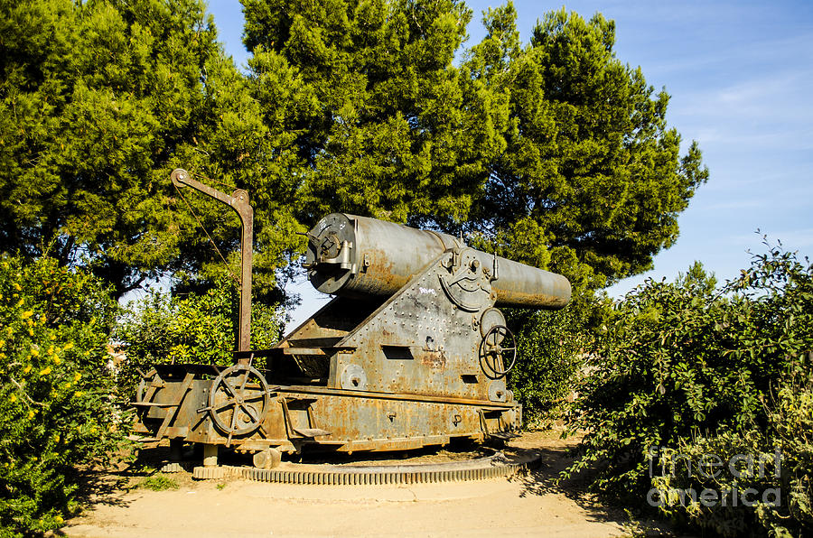 Barcelona Photograph - The Big Gun by Deborah Smolinske