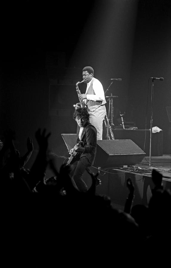 Bruce Springsteen Photograph - The Big Man and the Boss by Mike Norton