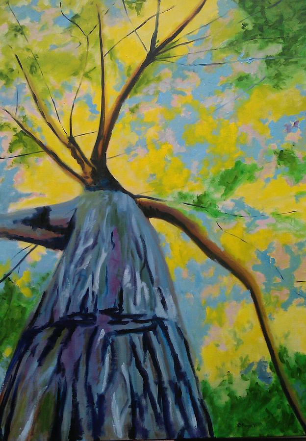 Impressionism Painting - The Big Oak by Piotr Wolodkowicz