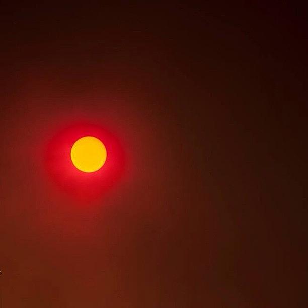 Towers Photograph - The Big Orange Ball In The Sky. #fire by Juan Guevara