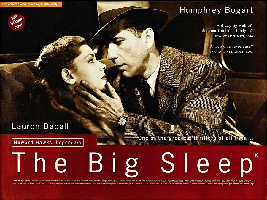 Humphrey Bogart Photograph - The Big Sleep  by Movie Poster Prints