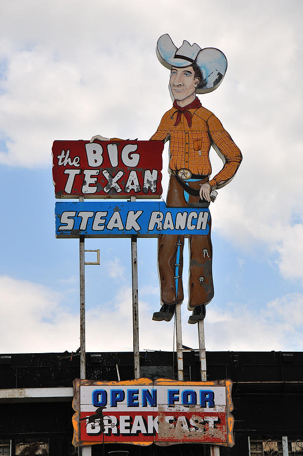 The Big Texan Route66 Photograph By Jw Cooper