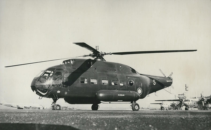 The Biggest French Helicopter “sa-3.200 Super Alouette”. Photograph by ...