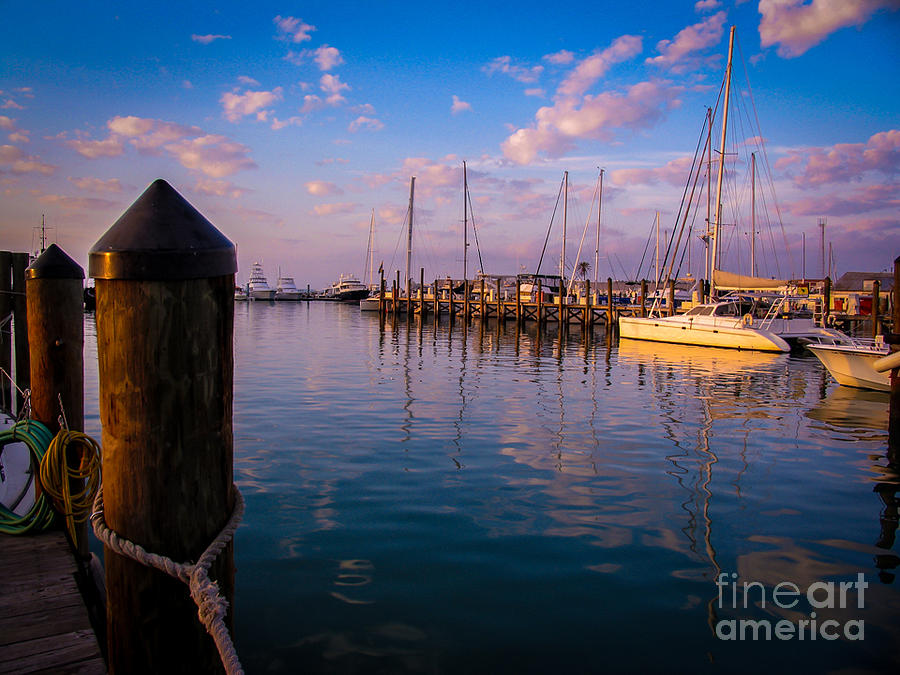 Boat Photograph - The Bight At Key West by Eric Geschwindner
