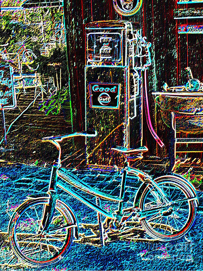 Bicycle Photograph - The Bike by Lne Kirkes