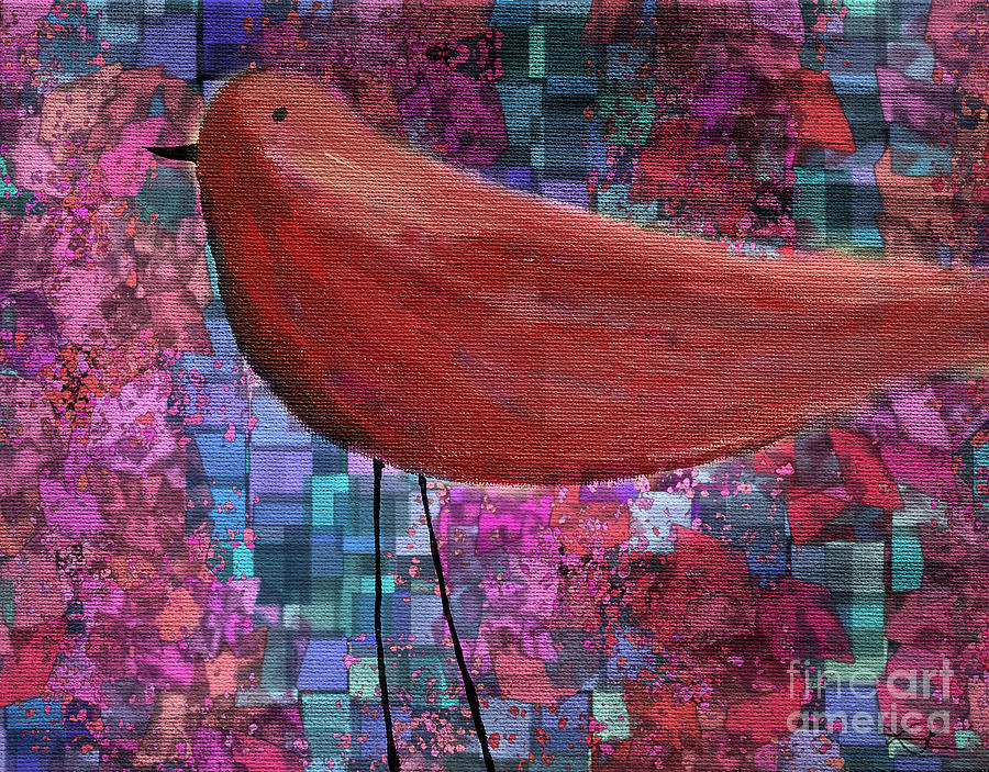 The Bird - 23a01a Painting by Variance Collections