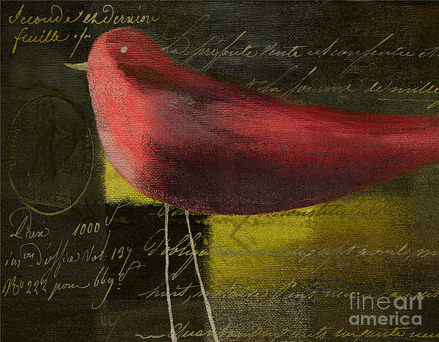 The Bird - j100124164-c11c Painting by Variance Collections
