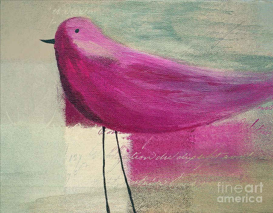 Bird Painting - The Bird - j100124164-c15a by Variance Collections
