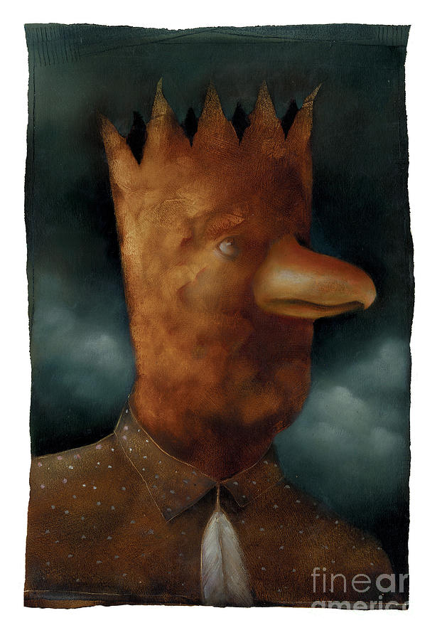 The Bird King Painting by Chris Van Es - Fine Art America