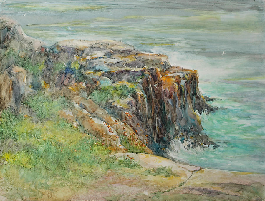 The Bird Rock Painting by Thomas Sorrell
