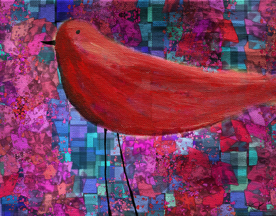 The Bird - s23a01bb Painting by Variance Collections