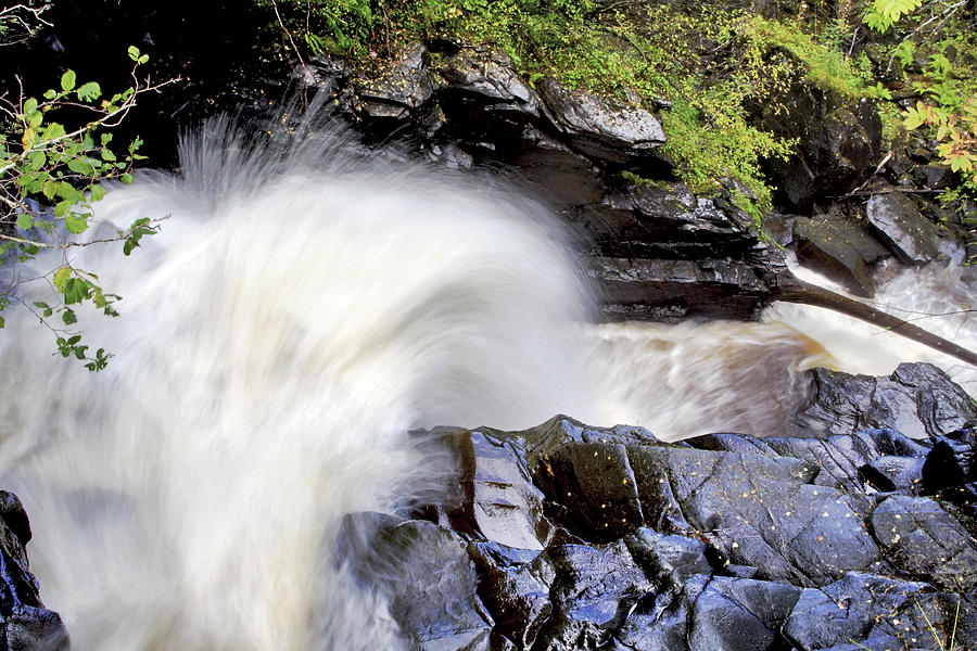 The Birks Waterfall - Aberfeldy Scotland Photograph by Jason Politte