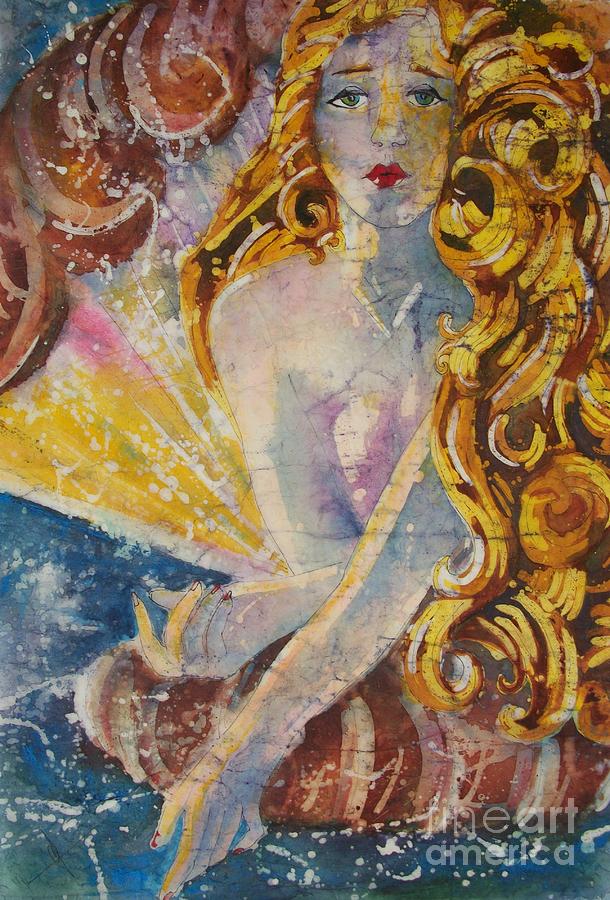 The Birth of Aphrodite Painting by Carol Losinski Naylor