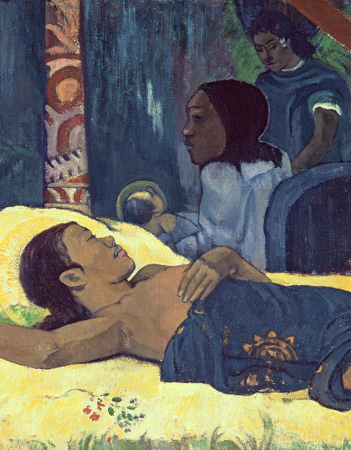 The Birth of Christ Painting by Paul Gauguin