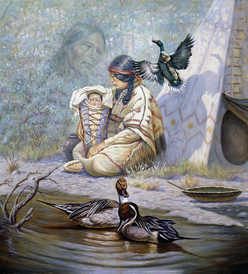 Nature Painting - The Birth of Hiawatha by Gregory Perillo