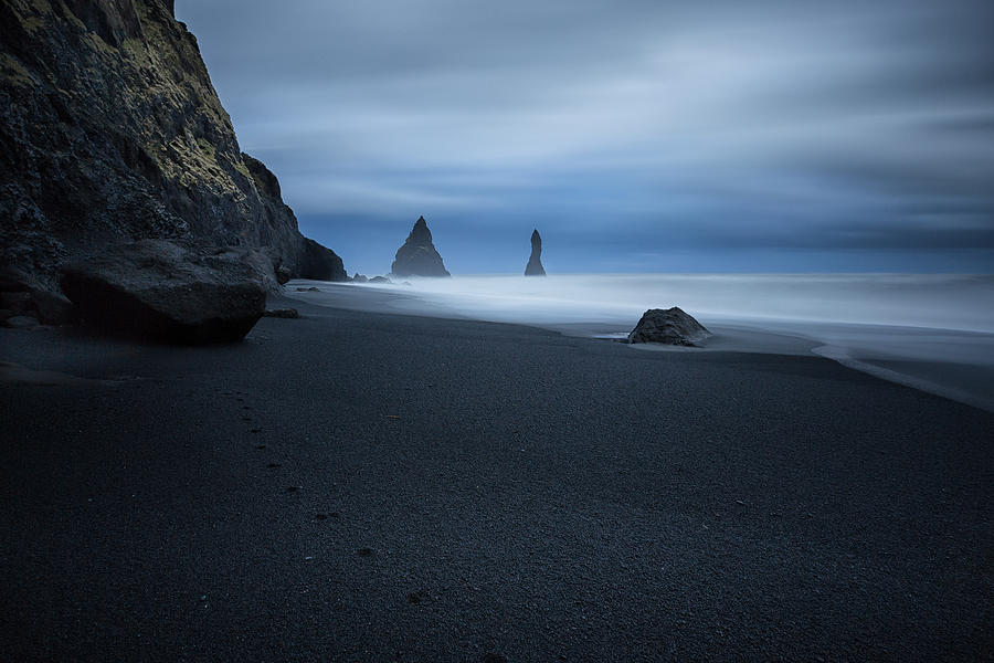 The black beach Photograph by JorunnSjofn photography