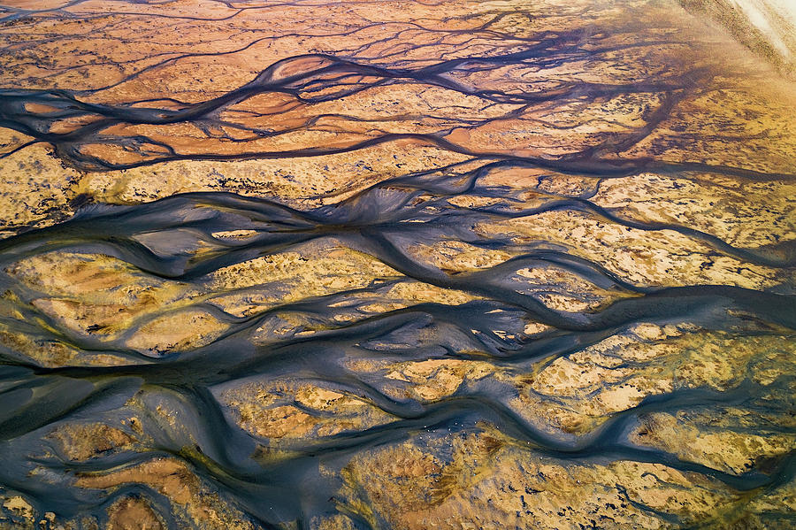 The Black Rivers Photograph by Faisal Alnomas
