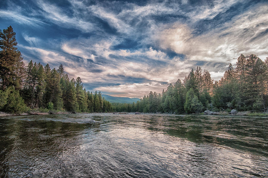 River Photograph - The Blackfoot River by Stephen Beaumont