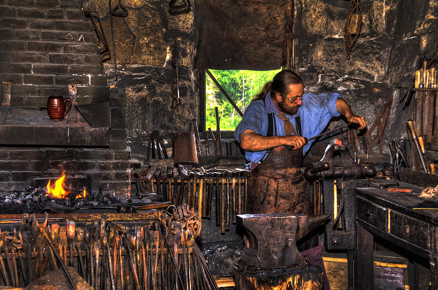 The Blacksmith Photograph by Donna Doherty