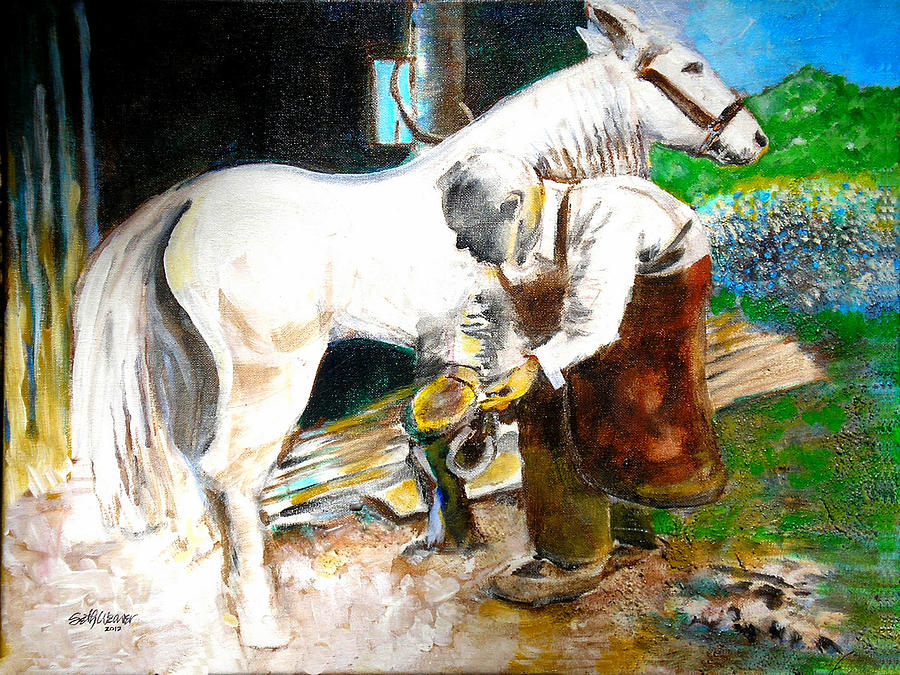 The Blacksmith Painting by Seth Weaver