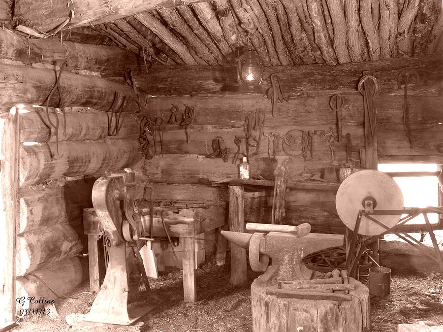 South Dakota Photograph - The Blacksmith Shop by Gordon Collins