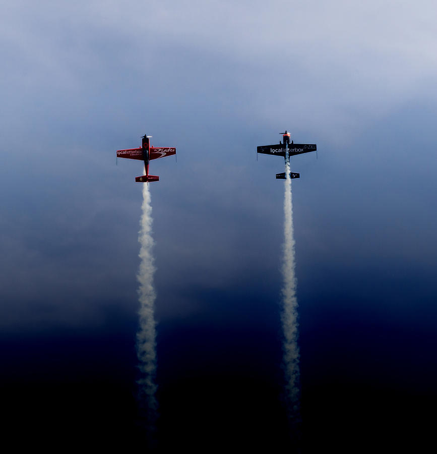 The Blades Going Up Sunderland Air Show 2014 Photograph by Scott Lyons