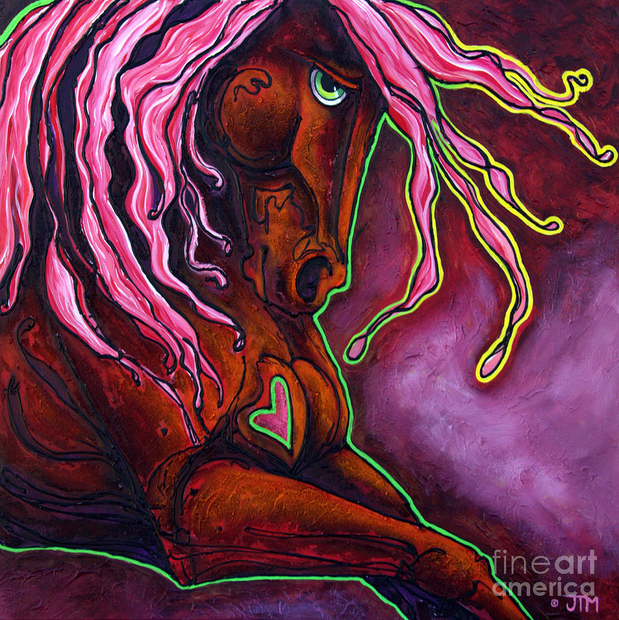 The Blaze Within Painting by Jonelle T McCoy