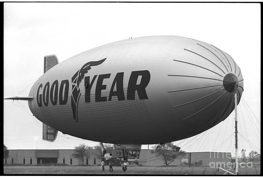 The Goodyear Blimp in 1979 Photograph by Greg Kopriva