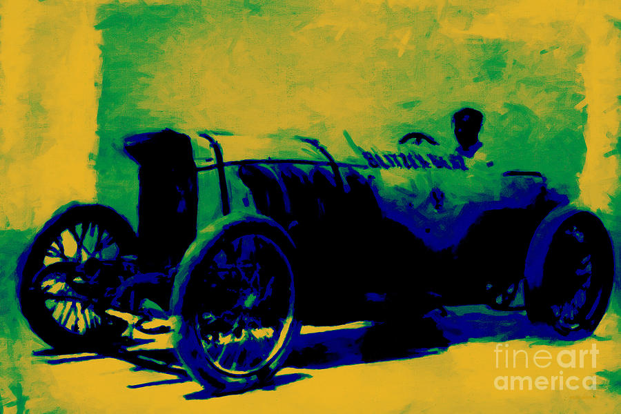 Transportation Photograph - The Blitzen Benz Racer - 20130208 by Wingsdomain Art and Photography