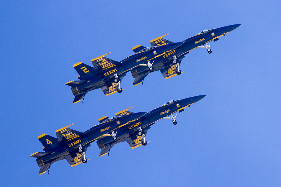 The Blue Angels In Action 3 Photograph by Jim Moss