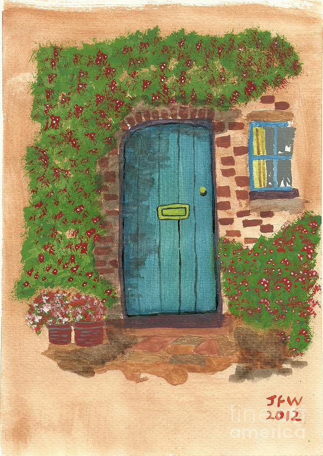 The Blue Door Painting by John Williams | Fine Art America