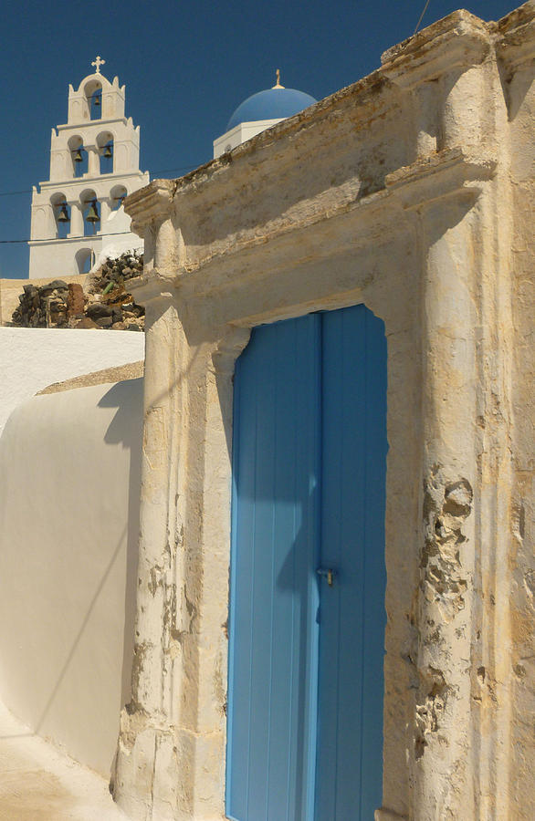 The blue door Photograph by Rumiana Nikolova