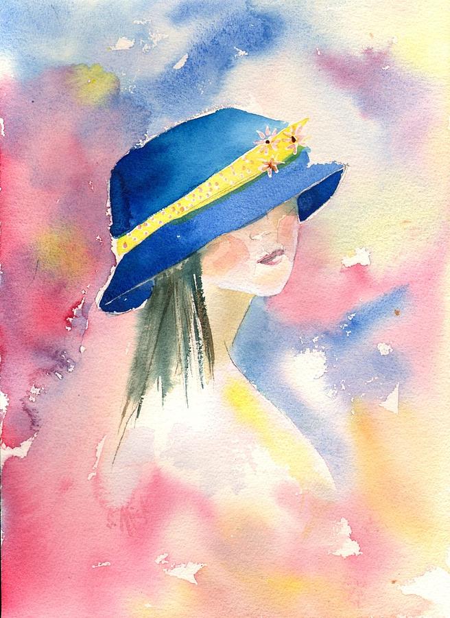 The Blue Hat Painting
