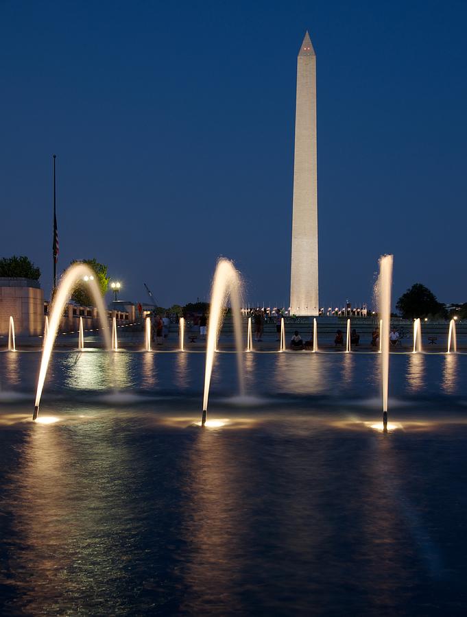 The Blue Hour in DC Photograph by Kathi Isserman